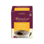Teeccino Hazelnut Roasted Herbal Tea - Caffeine Free, Prebiotic, 3x More Herbs - 10 Tea Bags