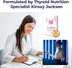 Thyroid Renew Supplement - Thyroid Support for Women with Zinc, Selenium, Copper, Ashwagandha & L-Tyrosine - 180 Capsules