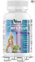 America Medic & Science MFS Plus Fertility Supplements for Men (60 Capsules) Sperm Count Booster, Supports Motility | Natural Preconception Vitamins, Reproductive Aid, with Zinc, CoQ10