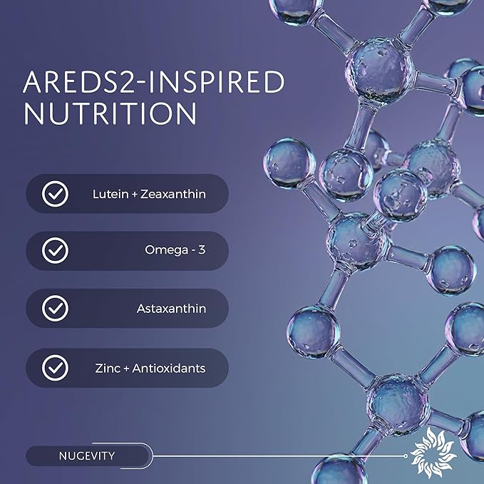 OS2 Ocular Support Solution - Patented Eye Vitamins for Macular Health, Dry Eye and Blue Light - Lutein, Zeaxanthin, Omega 3, Astaxanthin and AREDS2 Supplements, Co-Developed by NASA, 270 ct