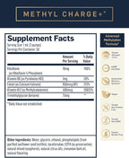 Quicksilver Scientific Methyl Charge - Methylation, Liver, Detox + Energy Supplement - Folate, Vitamin B12, Riboflavin, Vitamin B6 + TMG Supplement with Superior Absorption - Vegan B Vitamins (50ml)