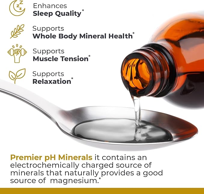 Premier Research Labs Premier Ph Minerals - Trace Minerals, Trace Mineral Drops, Minerals for Water, Magnesium Supplement for Distilled Water, Reverse Osmosis Water, Liquid Concentrate - 2 Fl Oz