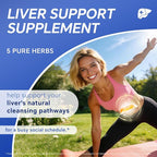 Milk Thistle Liver Support Supplement - 540mg Silymarin Complex with Artichoke, Dandelion Root & Turmeric - Supports Liver Health, Digestion & Metabolism - 60 Capsules