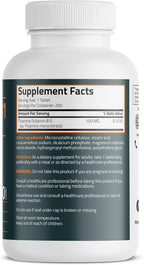 Bronson Vitamin B1 100mg, Non-GMO, 200 Vegetarian Tablets