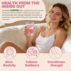 NAD Supplements for Women 5000mg, Liposomal NAD+ Powder with Resveratrol, Collagen Peptides, Biotin, CoQ10 & TMG for Healthy Aging, Cellular Energy, Hair Skin & Nails, Pink Lemonade Mix, 34 Servings