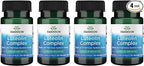 Swanson Luteolin Complex w/Rutin - Brain Support Supplement Promoting Memory, Mood & Cognitive Health - Natural Formula to Help Maintain Nervous System - (30 Veggie Capsules) 4 Pack