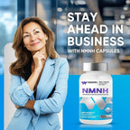 NMNH (NMN Supplement Alternative)，1000mg Per Serving NAD Supplement to Boost NAD+ Levels as We Age, for Anti Aging, Energy, Focus - 120 Capsule