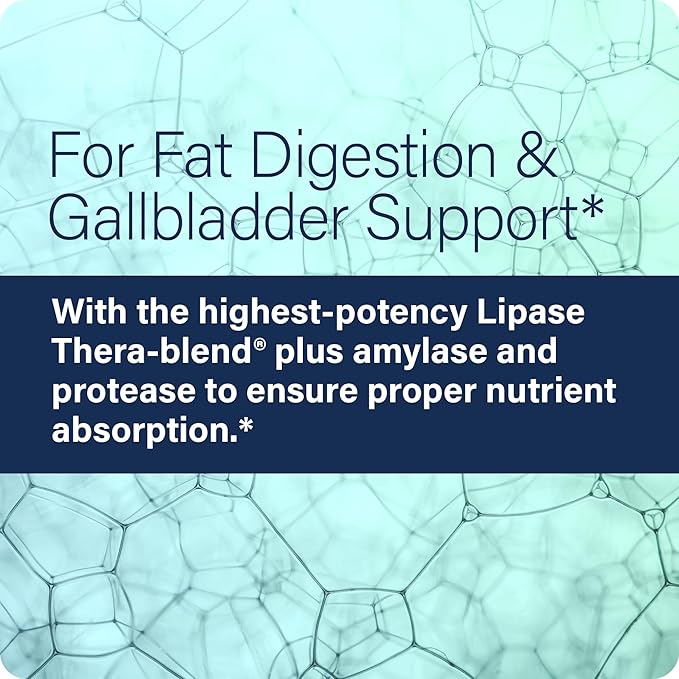 Enzyme Science Lypo Optimize - Lipase Digestive Enzyme Supplement - Enzimas Digestivas - Vegan and Kosher - 90 Capsules