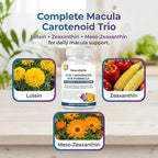 Neurobella Eye Formula - Neurobella 15 in 1 Advanced Eye Formula with All 3 Carotenoids, Lutein & Zeaxanthin, Bilberry Extract and Saffron, 60 Capsules