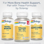 SOLARAY Vitamin D3 K2 - Bone Health and Immune Support Supplement - With 5000 IU Vitamin D as Vit D3 and 50 mcg Vitamin K2 as Menoquinone MK7, Made Without Soy, 60-Day Guarantee, 180 Serv, 180 VegCaps