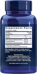 Life Extension Cognitex Basics, 30 Softgels - Multi-Nutrient Formula for Brain Health Support, Targeted Nutrition for Memory, Focus, Attention & Overall Cognitive Performance - Non-GMO, Gluten-Free