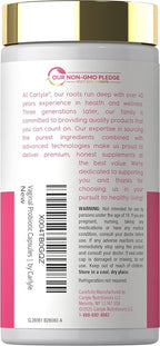 Carlyle Vaginal Probiotics for Women | 60 Capsules | with Prebiotics | Supports Healthy Odor, pH, Yeast Balance, and Flora | Vegan, Non-GMO, Gluten Free | for Her
