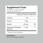AMANDEAN Collagen Peptides Powder Packets | 30 Individual Stick Packs | Grass-Fed Hydrolyzed Collagen Protein | Unflavored, Easy to Mix | Travel Friendly | Promotes Healthy Gut, Skin, Hair, Nails.