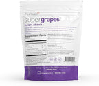 Humann SuperGrapes Chews Supplement – 100mg CoQ10 and Grape Seed Extract – from The Makers of SuperBeets - Grape Flavor, 60 Count