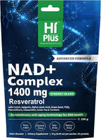 1400mg NAD+ Liquid Supplement for Anti Aging and Cell Regeneration, Premium Alternative Liposomal, Nicotinamide Riboside with Resveratrol, PQQ & CoQ10 - Advanced Cellular Energy, 20 Pack