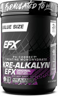 EFX Sports Kre-Alkalyn EFX | pH Correct Creatine Monohydrate Pill Supplement | Strength, Muscle Growth & Performance | 200 Servings, 400 Capsules