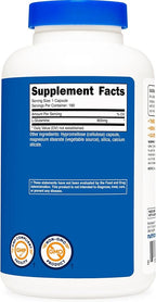 Nutricost L-Glutamine 800mg, 180 Capsules (3 Bottles)