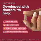 Physician's CHOICE Digestive Enzymes for Bloating & Digestion - 16 Enzymes with Organic Prebiotics & Probiotics for Gut & Digestive Health - Meal Time Discomfort Relief - Dual Action Support - 90 CT