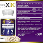 Genex Formulas 99% Micronized Trans-Resveratrol with BioPerine for Absorption 1000mg | Pure Organic Pharmaceutical Grade Trans-Resveratrol Capsules for Healthy Aging, 120 Capsules (3)