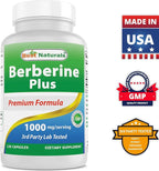 Best Naturals Alpha Lipoic Acid 300 mg & Berberine Plus 1000 mg