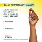 MegaFood Baby & Me 2 Prenatal Vitamins for Women Gummies with Folic Acid and Choline for Baby’s Brain Development; Plus Real Fruit- Red Raspberry Flavor - 60 Gummies (30 Servings)