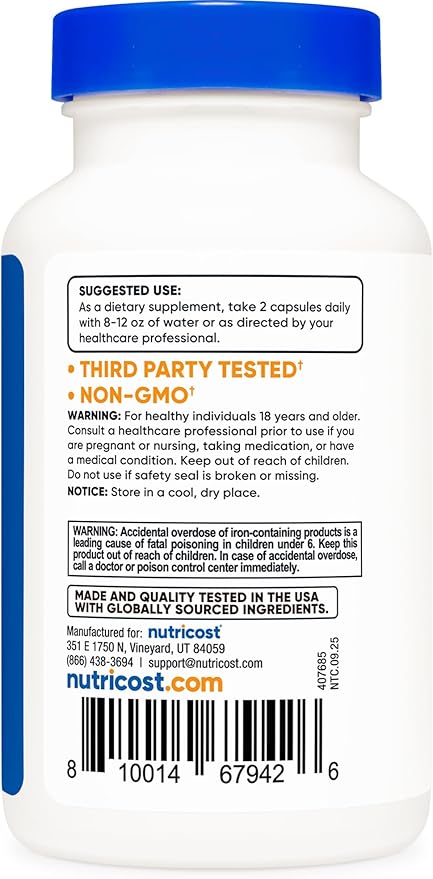 Nutricost Multivitamin with Probiotics 120 Vegetarian Capsules (3 Bottles) - Packed with Vitamins & Minerals