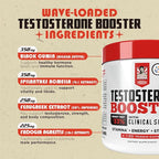Old School Labs Testosterone Supplement for Men – Shoden® Ashwagandha + Tongkat Ali & Maca Root – Max Potency Test Booster for Muscle, Strength, Drive & Stamina – 120 Veggie Caps