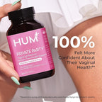 HUM Private Party Vaginal Probiotics for Women, pH Balance and Urinary Tract Support Vaginal Probiotic Supplement with Cranberry & Lactobacillus Blend, Women's Health Cranberry Pills, 30 Capsules