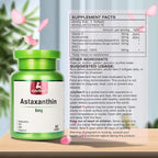 JulyDeer Astaxanthin 6 mg Per Serving, 60 Softgels – Double Strength Microalgae – Natural Haematococcus Pluvialis Source – Antioxidant Supplements for Skin, Eyes, Joints, & Immune Support – Non-GMO