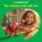 Kids Vitamin B12 1000 mcg Chewable Tablets - Tasty Natural Cherry Flavor - Vegan, GMO-Free, Gluten Free, Nut Free - Dietary Supplement - Cellular Energy Vitamins for Children - 120 Chewables