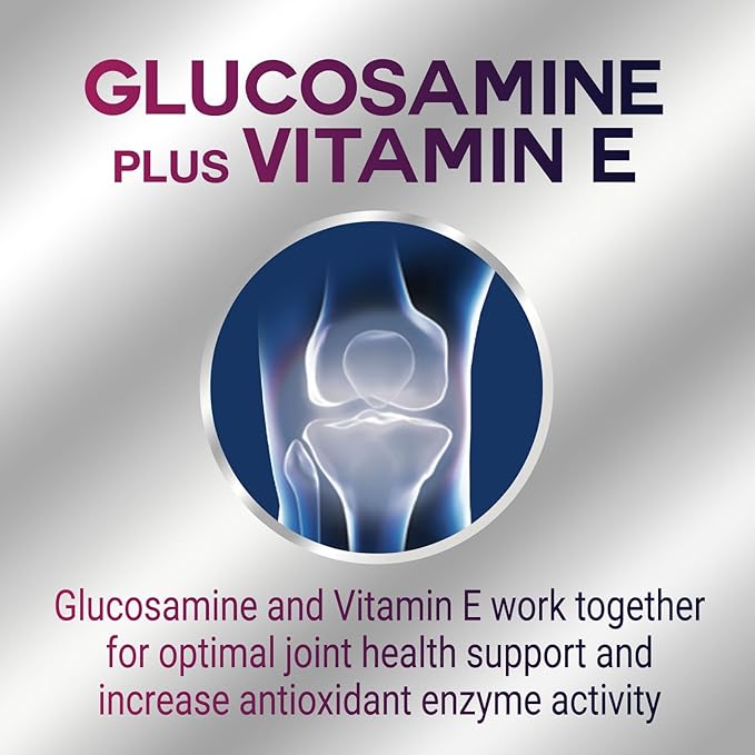 Joint Support Gummies - Extra Strength Glucosamine Gummy Supplement with Vitamin E - Natural Cartilage Joint Health & Flexibility Support, Best Support Glucosamine Chew for Men & Women - 60 Gummies