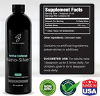 Colloidal Silver w/Nano Technology - 32ppm 16oz - 8X More Effective - Natural Immune Support - Save the Sick Days - Ages 5 & Up - Outperforms Higher PPM Silvers - No Taste & Smell - 3rd Party Tested