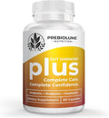 Gut Harmony Plus - Complete Probiotic Prebiotic Postbiotic & Digestive Enzyme Complex Supplement – Gut Health, Digestion, Microbiome Balance & Wellness for Women & Men – 60 Capsules