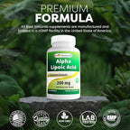 Best Naturals Alpha Lipoic Acid 200 Mg 120 Capsules (120 Count (Pack of 2))