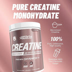 EHP Labs CREA-8 Creatine Monohydrate Powder - Unflavored Creatine Powder for Muscle Growth, Increased Strength, Enhanced Energy Output and Improved Performance - 50 Servings (250g)