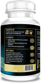 ACTIF Super Ubiquinol CoQ10 with Enhanced Mitochondrial Support, Non-GMO, Made in USA, 200mg, 120 Count