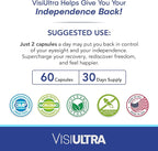 Eye Health Supplement – 14 Essential nutrients for Clear Vision, Blue Light Protection, and Long-Term Eye Health. Supports Clarity and Eye Wellness. 60 Capsules. (6 Pack)