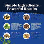Potent Black Maca Root Capsules for Men - Herbal Wellness Supplement with Siberian Ginseng Ashwagandha and Black Maca Root - Men’s Wellness Supplement to Support General Health - 60 Count