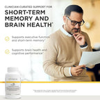 Integrative Therapeutics Magtein L-Threonate Plus - Brain Function Supplement to Support Short-Term Memory* - Includes Vitamin C, D3 & Magnesium - Dairy-Free & Gluten-Free - 90 Capsules (30 Servings)