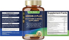 19-in-1 AREDS 2 + Eye Vitamins for Macular Health and Dry Eye, Lutein and Zeaxanthin Supplement with Vitamin C/E, Zinc, Omega-3, Support Eye Strain, Pressure, Night Vision & Hydration - 2 Pack