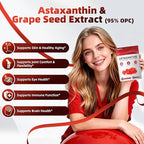 Astaxanthin 24mg, 180 Softgels | 6 Month Supply of Premium Antioxidant | Triple Strength for Eye, Immune, Skin & Circulation Support | Easy to Swallow, Non-GMO, Soy Free