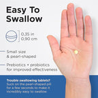 Earth's Pearl Probiotics for Women & Men & Kids - Pearl-Shaped Probiotic & Prebiotics with BIO-Tract®, 4 Billion CFU, Gut Health Support (60-Day Supply)