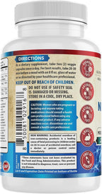 Neuro Focus Formula | Supports Mental Clarity & Focus | Vitamin A,C,D,E,B6 | Gluten Free, Sugar Free, Lactose Free | 60 Capsules | Made in The USA.