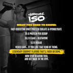 Mutant Hardcore ISO Whey Protein Isolate Powder Acts Fast to Help Recover, Build Muscle, Bulk and Strength, 5 lb - Triple Chocolate