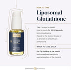 Quicksilver Scientific Liposomal Glutathione - Superior Absorption Oral Glutathione Supplement for Detox & Immune Support - Lemon Mint (1.7 fl oz)