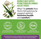 Intimate Rose Aloe Vera Capsules - IC Supplements - 200x Concentrate Pure Aloe Vera + D-Mannose + Calcium - Easy to Swallow Aloe Pills