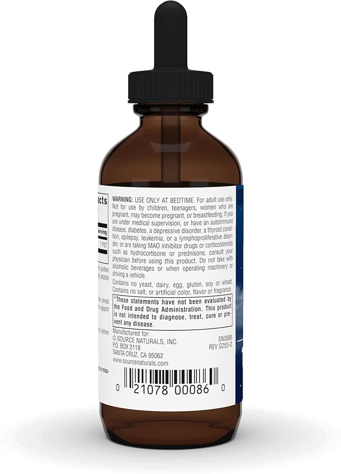 Source Naturals Melatonin* - 1 mg, 2 Fluid oz