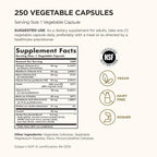Solgar B-Complex “50”, 250 Vegetable Capsules - Energy Metabolism, Cardiovascular Support, Nervous System Support - Non-GMO, Vegan, Gluten Free, Dairy Free, Kosher - 250 Servings