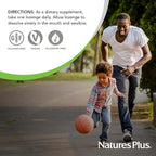 NaturesPlus Shot-O-B12 - 30 Lozenges, Wild Berry Flavor - 5000 mcg - Vegan, Gluten Free - 30 Servings