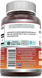 Amazing Formulas Folic Acid 5000 Mcg per Serving | Tablets Supplement | Non-GMO | Gluten-Free | Made in USA (3 Pack | 120 Count)